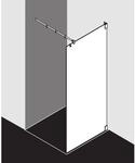 Kermi Filia Glasanlage FITWF10020VAK 100x200cm, silber hochglanz, ESG klar,...