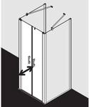 Kermi Pega Pendelt&uuml;r PEPTD12020VYK 120x200cm, silber hochglanz ESG SR Opaco...