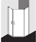 Kermi Pega F&uuml;nfeck-Duschkabine PE53R10020VYK 100x100x200cm, silber hochglanz...