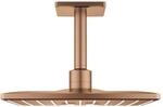 Grohe Rainshower Kopfbrauseset 26481DL0 warm sunset geb&uuml;rstet, Deckenauslass 142mm,