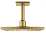 Grohe Rainshower Kopfbrauseset 26481GN0 cool sunrise geb&uuml;rstet, Deckenauslass...