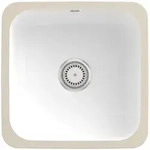 Villeroy und Boch Unterbausp&uuml;le 670301RW mit Ablaufgarnitur, Handbet&auml;tigung,
