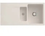 Villeroy und Boch Siluet Fl&auml;chenb&uuml;ndige Sp&uuml;le 33371FKR mit Ablaufgarnitur und