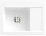 Villeroy und Boch Subway 45 Compact Einbausp&uuml;le 331201RW links, mit Ablaufgarnitur,