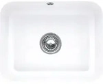 Villeroy und Boch Unterbausp&uuml;le 670602RW mit Ablaufgarnitur, Exzenterbet&auml;tigung,