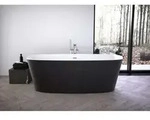 Ideal Standard Dea Badewanne K8721V3 180 x 80 cm, wei&szlig;/schwarz matt, freistehend
