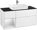 Villeroy und Boch Finion Waschtischunterschrank G412MTGF 120cm, Abdeckplatte...