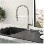 Villeroy und Boch Steel Expert Compact K&uuml;chenarmatur 927300LC Edelstahl massiv,