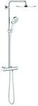 Grohe Rainshower Duschsystem 27968001 chrom, mit Aufputz-Thermostat, mit EcoJoy 9,5