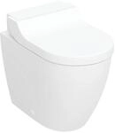 Geberit AquaClean Tuma WC-Komplettanlage 146310SI1 mit Stand-WC, tief, Glas...