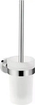Hansgrohe Logis Universal B&uuml;rstengarnitur 41722000 mit Glaseinsatz, Messing,