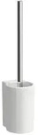 LAUFEN Val WC-B&uuml;rstengarnitur H8722820000001 mit B&uuml;rste, 15x10x36cm, wei&szlig;