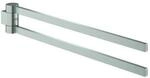 Grohe Selection Handtuchhalter 41063DC0 40 cm, 2-armig, schwenkbar, supersteel