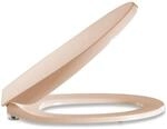 Pressalit Calmo WC-Sitz 556013-D72999 bahamabeige, Universalscharnier D72, Edelstahl,