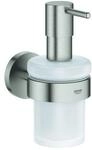 Grohe Essentials Seifenspender 40448DC1 supersteel, mit Halter