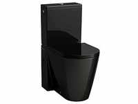 LAUFEN Kartell Stand-Tiefspül-WC H8243370200001 schwarz glänzend,...