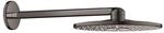 Grohe Rainshower Kopfbrauseset 26475A00 hard graphite, Brausearm 430mm, 2...