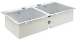 Grohe Sp&uuml;lbecken 31585SD1 102,4x51cm, aufliegend oder fl&auml;chenb&uuml;ndig, 2 Becken,
