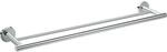 Hansgrohe Logis Universal Doppelbadetuchhalter 41712000, chrom, L&auml;nge 600mm, Messing