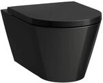 LAUFEN Kartell Wand-Tiefsp&uuml;l-WC H8203370200001 schwarz gl&auml;nzend, sp&uuml;lrandlos, Form