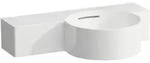 LAUFEN Val Handwaschbecken H8152844001091 55x31,5cm, Ablage links, mit &Uuml;berlauf,