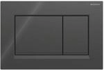 Geberit Sigma 20 Square Bet&auml;tigungsplatte 115883DW1 Platte/Taste schwarz hgl,