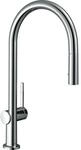 hansgrohe Talis M54 210 K&uuml;chenarmatur 72800000 chrom mit Ausziehbrause 2jet