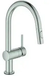 Grohe Minta Touch Sp&uuml;ltisch-Einhebelmischer 31358DC2 supersteel, elektronisch,