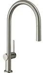 hansgrohe Talis K&uuml;chenarmatur 72802800 mit Ausziehauslauf 1jet, Edelstahl Finish