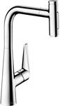 hansgrohe Talis K&uuml;chenarmatur 72823000 chrom, Ausziehbrause, 2jet