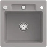Villeroy und Boch Siluet Sp&uuml;le 334502KD mit Ablaufgarnitur und Exzenterbet&auml;tigung,