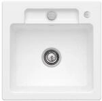 Villeroy und Boch Siluet Sp&uuml;le 334502RW mit Ablaufgarnitur und Exzenterbet&auml;tigung,