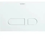 Duravit DuraSystem Bet&auml;tigungsplatte WD5001011000 21,7 x 14,65 cm, Kunststoff wei&szlig;,
