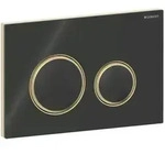 Geberit Sigma 50 Round Bet&auml;tigungsplatte 115652SJ1 Platte/Taste schwarz, Ring