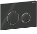 Geberit Sigma 50 Round Bet&auml;tigungsplatte 115651SJ1 Platte/Taste schwarz, Ring