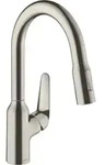 hansgrohe Focus M42 K&uuml;chenarmatur 180 2jet 71801800 mit Ausziehbrause,