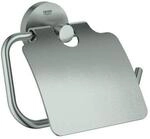 Grohe Essentials WC-Papierhalter 40367DC1 supersteel, mit Deckel, verdeckte