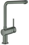 Grohe Minta Sp&uuml;ltisch-Einhebelmischer 31375AL0 hard graphite geb&uuml;rstet,