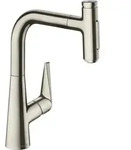 hansgrohe Talis K&uuml;chenarmatur 72824800 Edelstahl-optik, Ausziehbrause, 2et