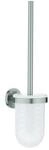 Grohe Essentials WC-B&uuml;rstengarnitur 40374DC1 supersteel, Wandmodell, verdeckte