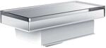 Emco Liaison Glashalter f&uuml;r Reling 182100004 Glas satiniert, Einhandbedienung