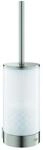 Grohe Selection WC-B&uuml;rstengarnitur 41076DC0 supersteel, Glas, Wandmontage, verdeckte