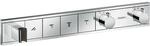 Hansgrohe RainSelect Brausethermostat 15357000 chrom, f&uuml;r 4 Verbraucher