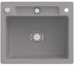 Villeroy und Boch Siluet Sp&uuml;le 334602KD mit Ablaufgarnitur und Exzenterbet&auml;tigung,