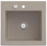 Villeroy und Boch Subway 50 S Einbausp&uuml;le 331502AM mit Ablaufgarnitur,
