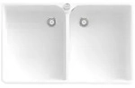 Villeroy und Boch Sp&uuml;lstein Doppelbecken 639002RW Ablaufgarnitur mit