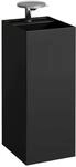 LAUFEN Kartell Waschtisch 8113310201581 schwarz 37,5x43,5x90cm, freistehend, 3