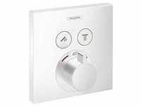 hansgrohe ShowerSelect Fertigmontageset 15763700 UP-Thermostat, für 2 Verbraucher,