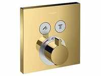hansgrohe ShowerSelect Fertigmontageset 15763990 UP-Thermostat, für 2 Verbraucher,