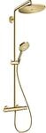 hansgrohe Croma Select S Showerpipe 26890990 mit Thermostat und Handbrause,